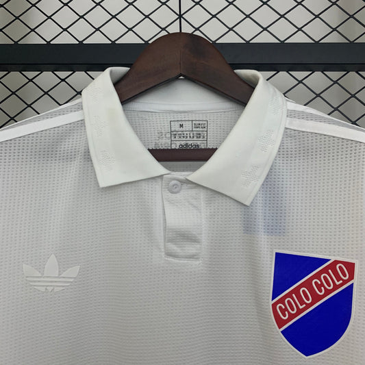Camiseta Colo-Colo Centenario 2025 – Edición Conmemorativa Blanca