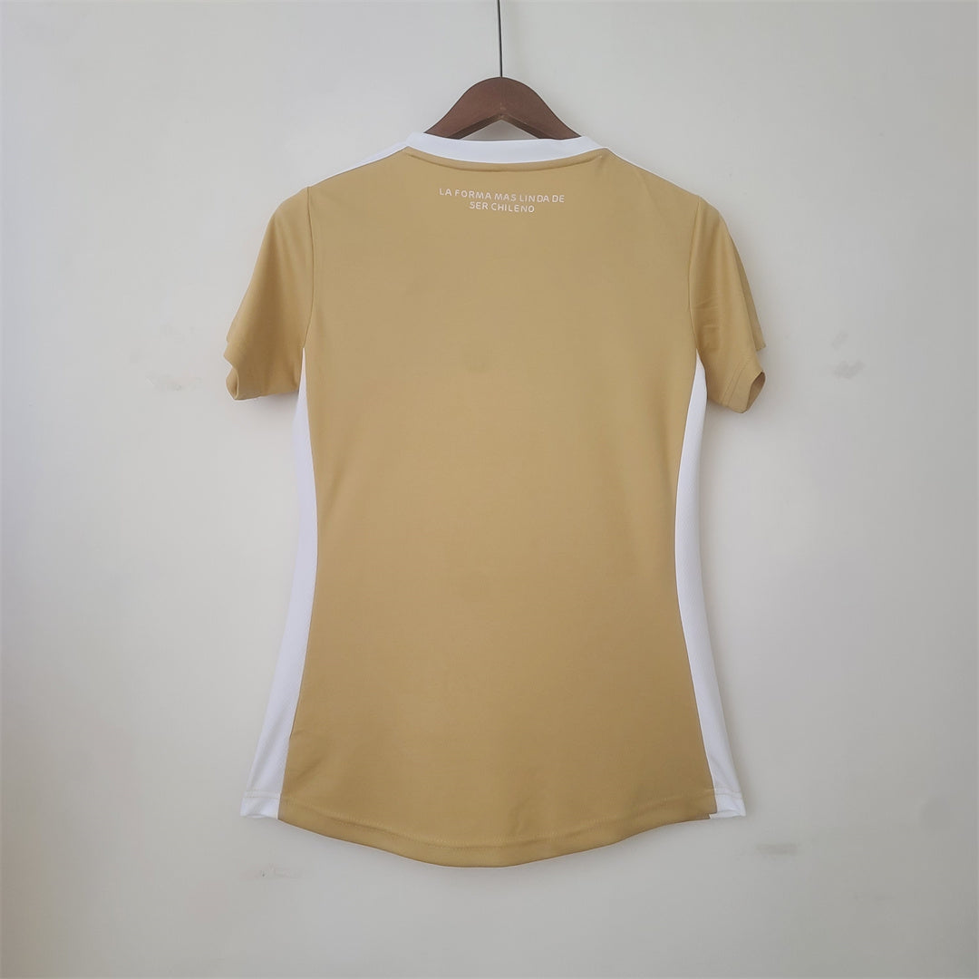 Camiseta Femenina Colo-Colo 2022-23 Dorada