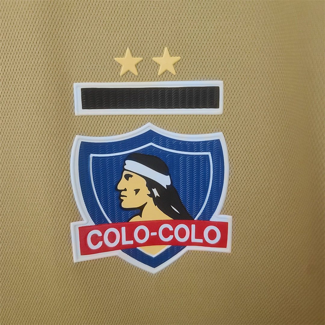 Camiseta Colo-Colo 2022-23  Alternativa Dorada – Manga Corta