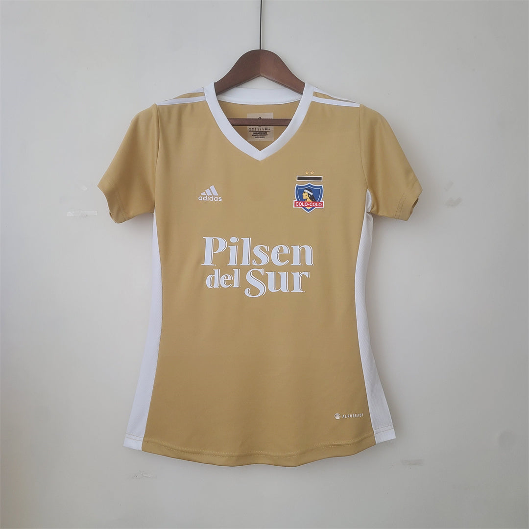 Camiseta Femenina Colo-Colo 2022-23 Dorada