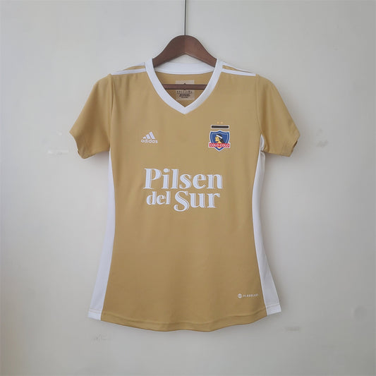 Camiseta Femenina Colo-Colo 2022-23 Dorada