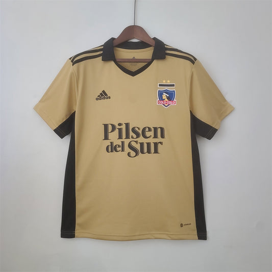 Camiseta Colo-Colo 2022-23  Alternativa Dorada – Manga Corta